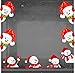 Easu Snowman Wall Decal Christmas Wall Decals Window Stickers Removalble Wall Decals Car Decal Door Decals Christmas - Image 2