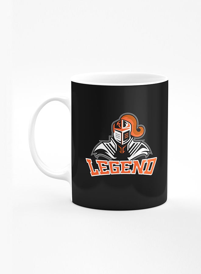 ستايلايزد كوب قهوة مطبوع مصمم بمقبض شديد التحمل 11 أونصة أكواب هدايا شخصية من السيراميك [آمن للاستخدام في الميكروويف ومقاوم للغسل في غسالة الصحون] - طباعة رخامية أسود - Image 1