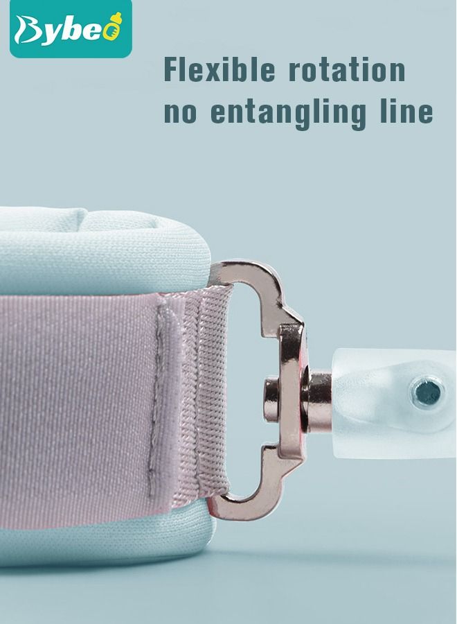 Bybeo 2 in 1 Toddler Leash, Baby Anti Lost Wrist Link, Child Safety Harness Tether, Kids Walking Wristband Assistant Strap Belt for Parent Boys Girls Outdoor Activity - Image 4
