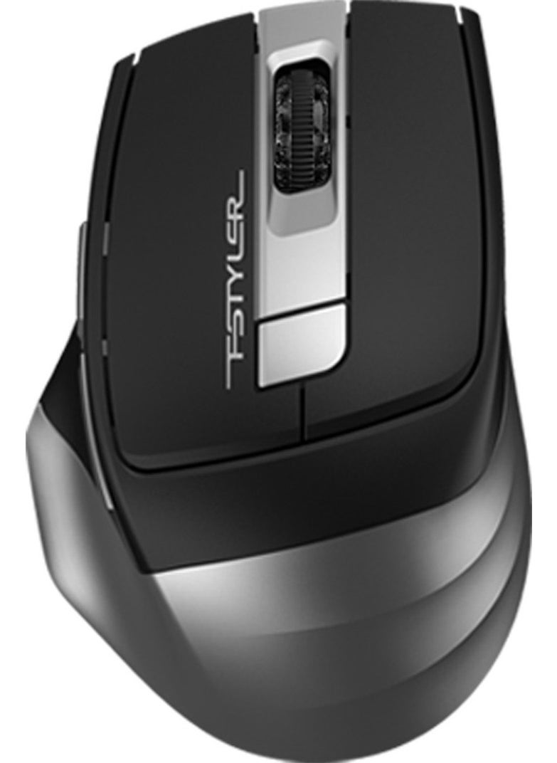 A4TECH - A4 Tech FB35 Gray Bluetooth+2.4g Nano Wireless Optical 2000 Dpi Mouse - Image 1