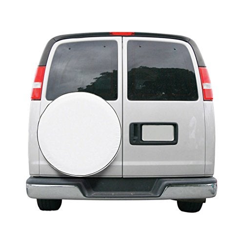 Classic Accessories Over Drive Custom Fit Spare Tire RV Cover, Wheels 29"-29.75" Diameter, White - Image 4