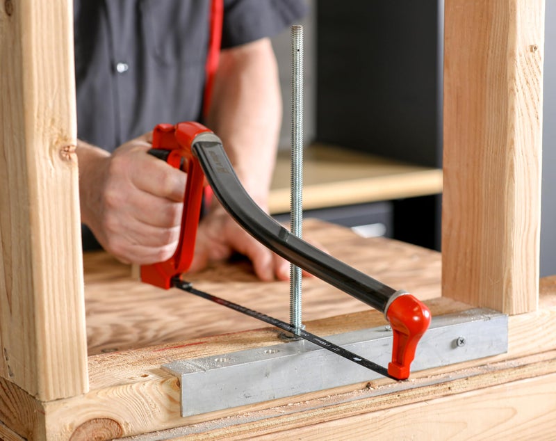 ARES 70098-3D Professional Hacksaw - Multi-Adjustable Arc-Shaped Frame - Multi-Angle Blade Position - 12-Inch Hi-Carbon Steel Blade - Image 5