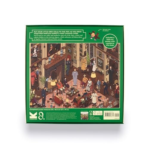 Laurence King The World of Hercule Poirot 1000 Piece Puzzle - Image 3