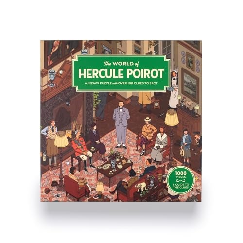 Laurence King The World of Hercule Poirot 1000 Piece Puzzle - Image 2