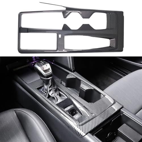 Kolya Compatible with 2025 Toyota Camry Accessories Center Console Gear Shift Panel Frame Cover Trim (Carbon Fiber Color) - North American Version - Image 1