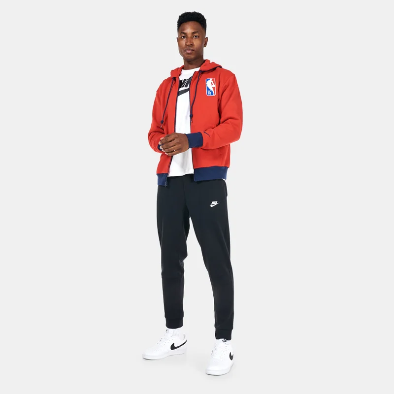 Nike Men's NBA Brooklyn Nets Courtside Full-Zip Fleece Hoodie