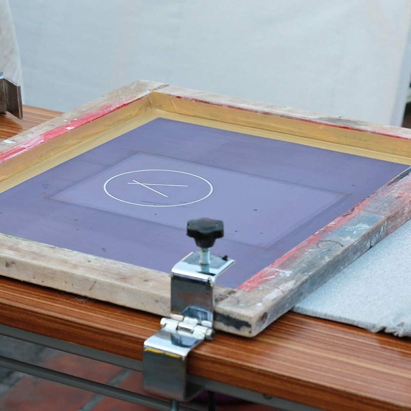 Caydo 2 Piece 10 x 14 Inch Aluminum Silk Screen Printing Frames with 110 White Mesh for Screen Printing - Image 4