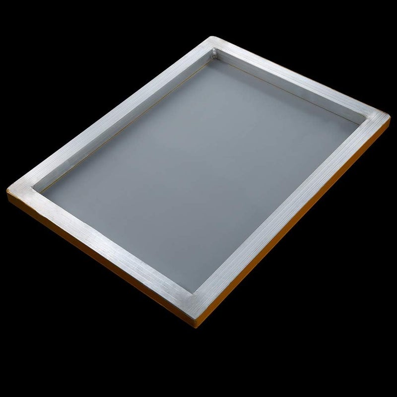 Caydo 2 Piece 10 x 14 Inch Aluminum Silk Screen Printing Frames with 110 White Mesh for Screen Printing - Image 2