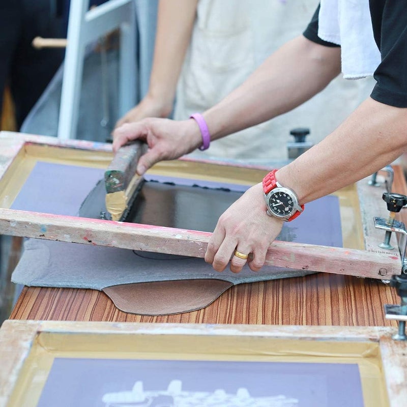 Caydo 2 Piece 10 x 14 Inch Aluminum Silk Screen Printing Frames with 110 White Mesh for Screen Printing - Image 5