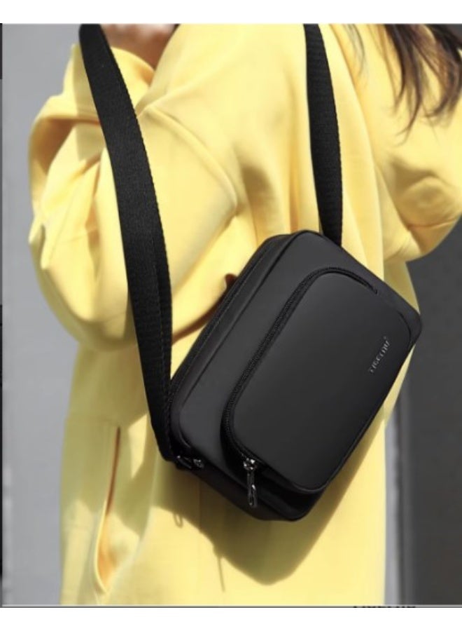 تايجرنو حقيبة كتف Tigernu مقاومة للماء والبقع، موديل T-S8136، لون أسود - Image 5