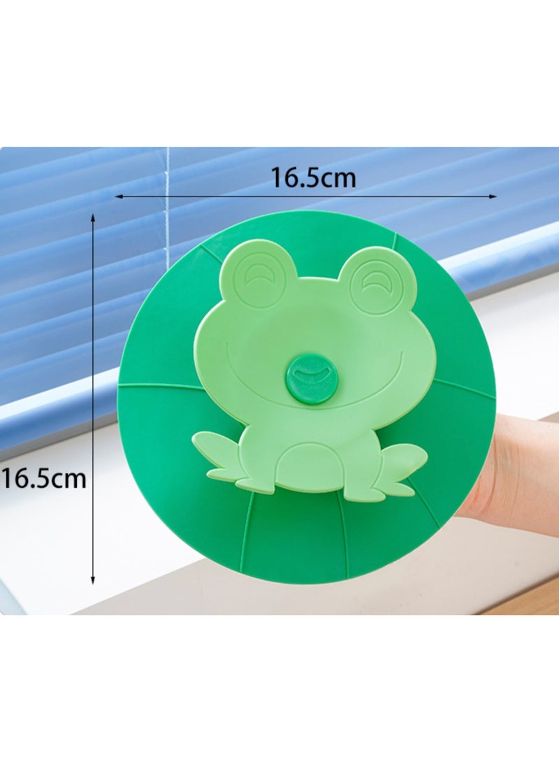 سجادة سدادة تصريف أرضية على شكل ضفدع مصنوعة من مادة TPR وPP لمنع انسداد الحوض وملحقات حوض الغسيل - Image 2