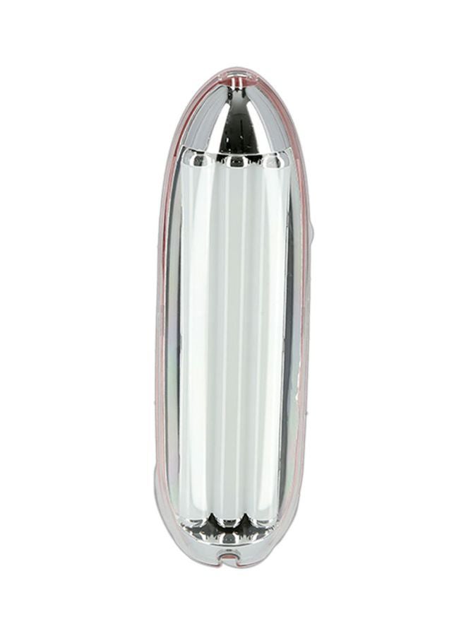 KRYPTON Rechargeable LED Emergency Light With USB & Solar Charger Jacks Pink/Black - Image 2