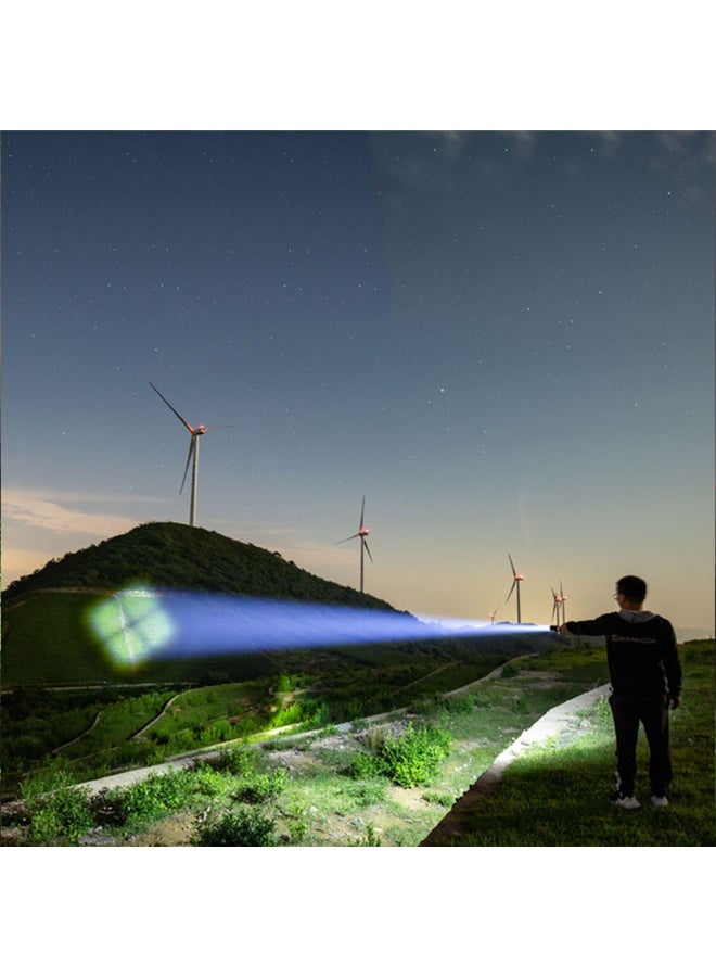Rechargeable Outdoor Ultra Bright LED Flashlights P50 Light Zoomable Waterproof Hand Torch Light Suitable For Camping Emergency Station Torch Light - Image 2