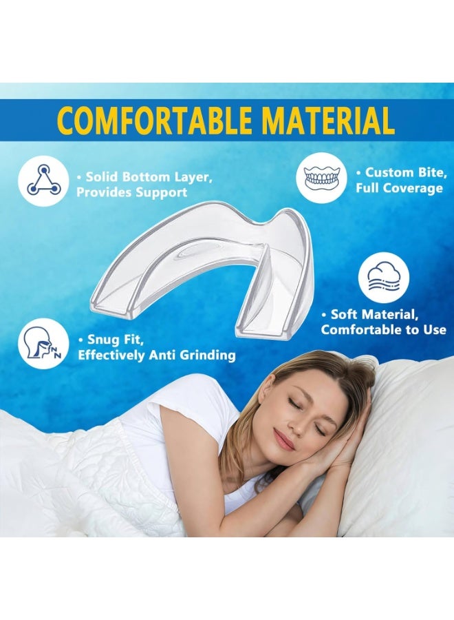 general Mouth Guard for Grinding Teeth at Night,8 Packs Night Guards for Teeth Grinding, Moldable Teeth Grinding Mouth Guard for Sleep,Mouthguards for Grinding of Teeth,2 Sizes & 1 Travel Case - Image 5