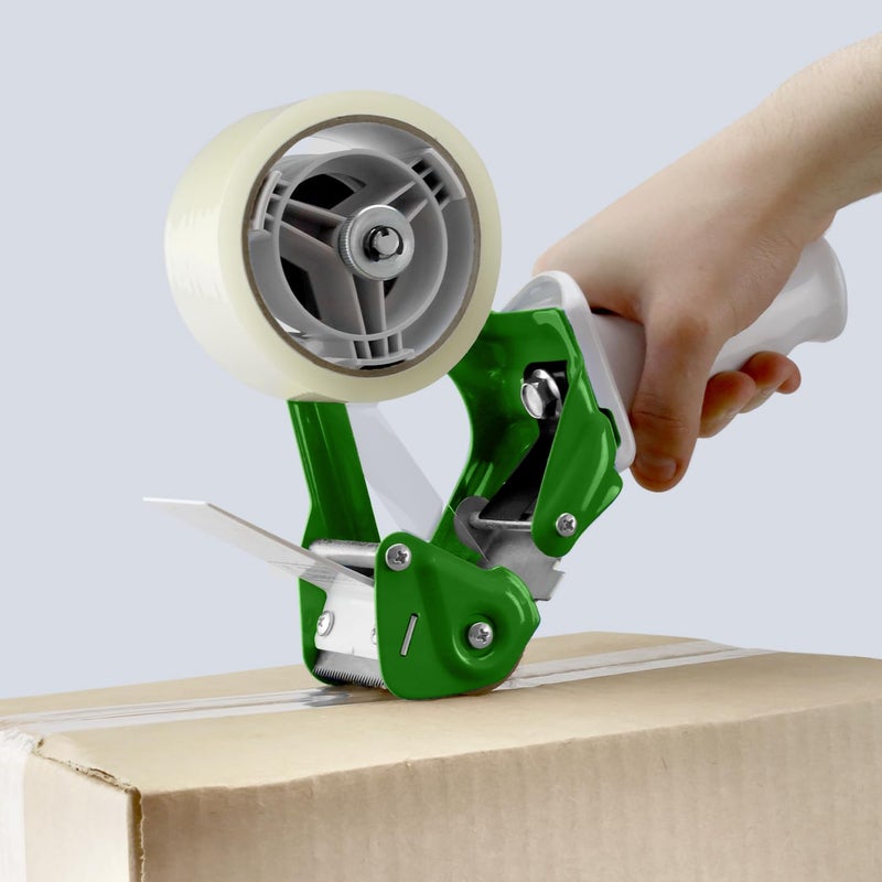 TAPEWELL Heavy Duty Metal Frame 2 Inch Wide Packing Tape Dispenser Gun with Special Ergonomic Handle, 3" Core, Premium Tempered Steel Blade - Image 4
