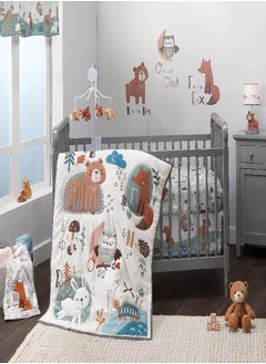 Bedtime Originals Bedtime Originals Animal Alphabet 3-Piece Infant Nursery Baby Crib Bedding Set  - Image 1