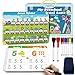 iHarPro Handwriting Practice Tracing Books for Kids Ages 35 Montessori Preschool Learning Activity Autism Educational Learn Number Letters Shapes Animal Sight Words Workbook with 8 Dry Erase Markers - Image 4