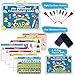 iHarPro Handwriting Practice Tracing Books for Kids Ages 35 Montessori Preschool Learning Activity Autism Educational Learn Number Letters Shapes Animal Sight Words Workbook with 8 Dry Erase Markers - Image 2