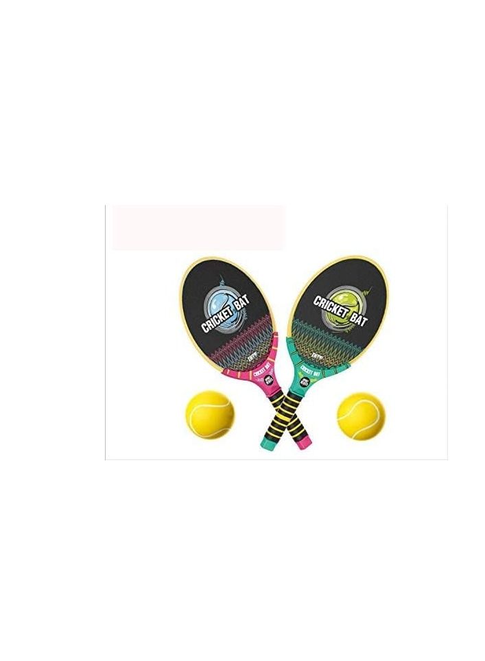 FAMILY CENTER Kids Cricket Bats 1 Pair Junior Cricket Bats for Kids Lightweight Cricket Bat for 8-10 Years Kids Cartoon Pattern - Image 4