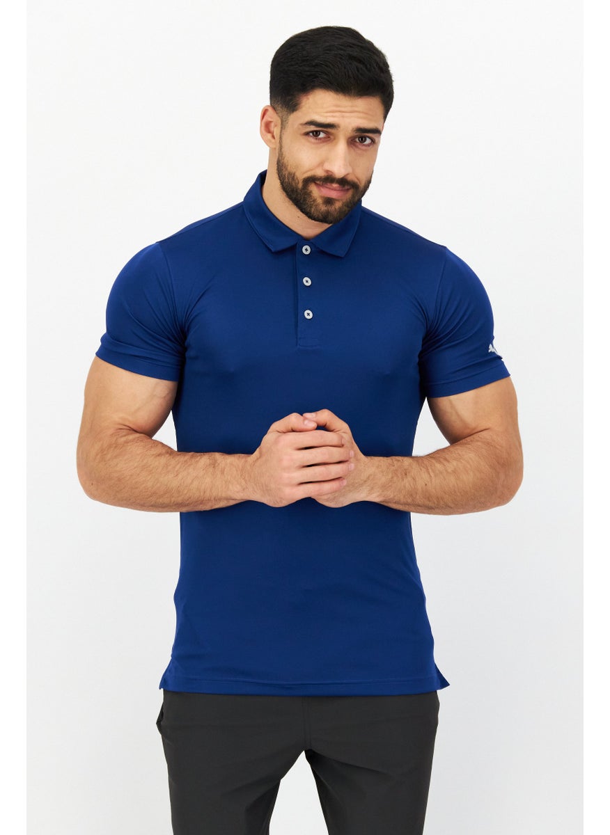 Men Sportswear Fit Training Polo Shirt, Dark Blue - pzsku/ZD7D131614A49DCAEE512Z/45/_/1726109418/e9cbe432-248b-40cd-8d89-d9a61001fcbd