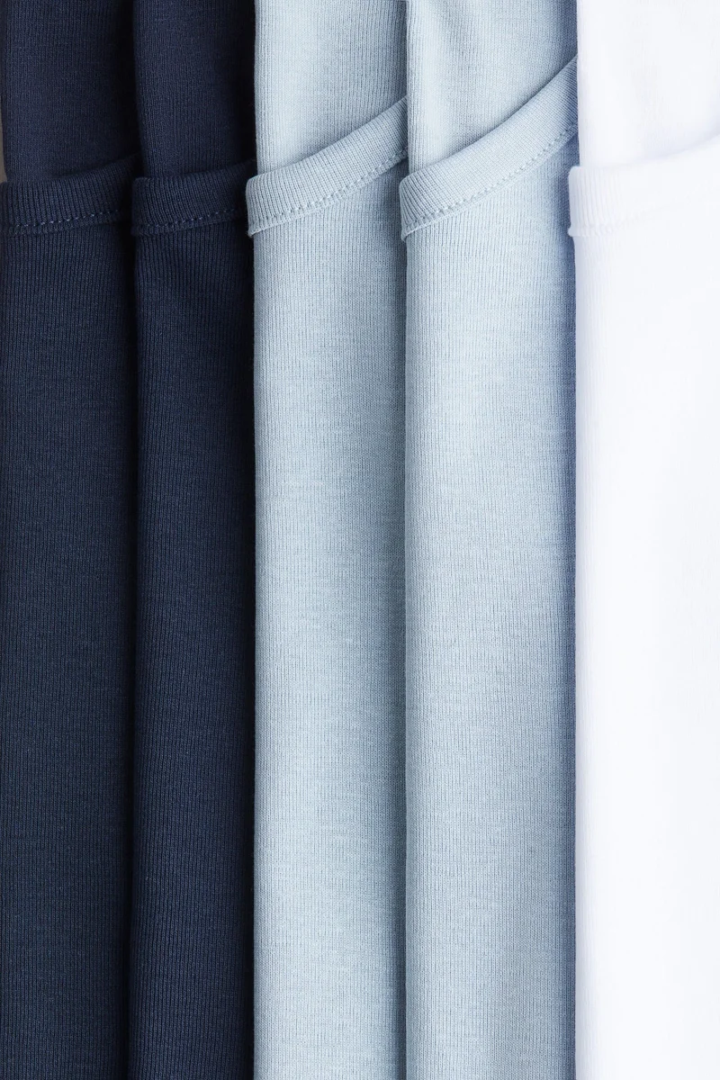 اتش اند ام بلوزة بدون أكمام من القطن عبوة من 5 قطع