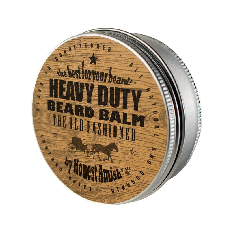 Honest Amish Honest Amish Heavy Duty Beard Balm -New Large 4 Ounce Twist Tin  - Image 1