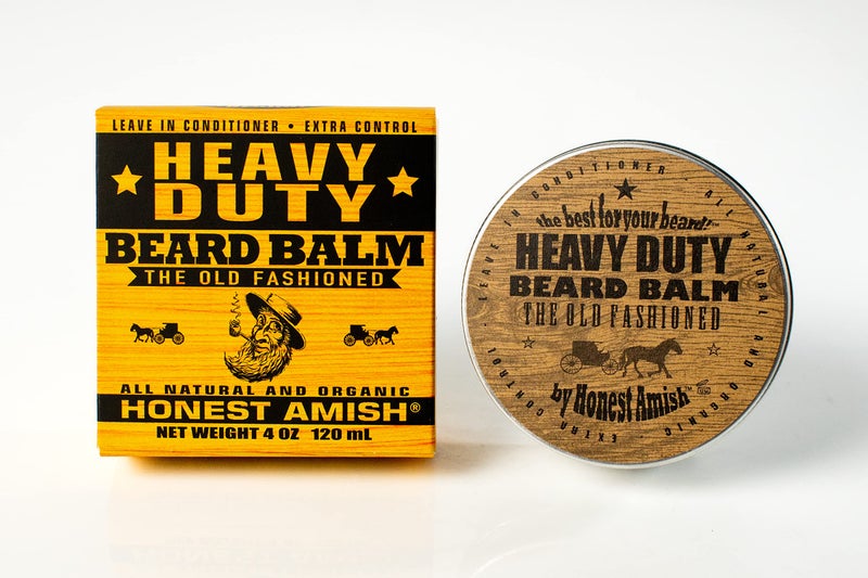 Honest Amish Honest Amish Heavy Duty Beard Balm -New Large 4 Ounce Twist Tin  - Image 3