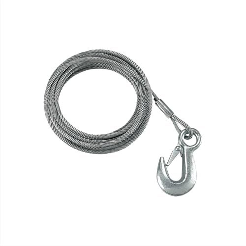 Fulton WC325 0100 Galvanized Steel Boat Winch Cable with Hook, 3/16 Inch x 25 Foot, 4,200 lbs. Breaking Strength - Image 5