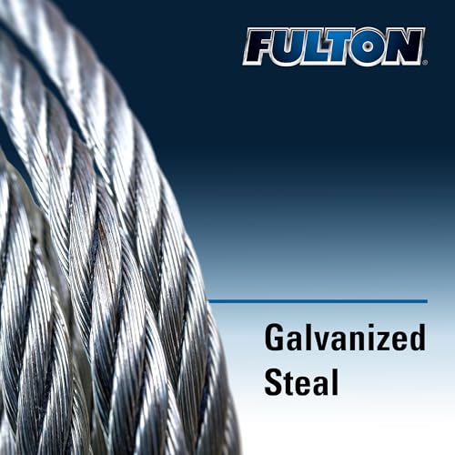 Fulton WC325 0100 Galvanized Steel Boat Winch Cable with Hook, 3/16 Inch x 25 Foot, 4,200 lbs. Breaking Strength - Image 3