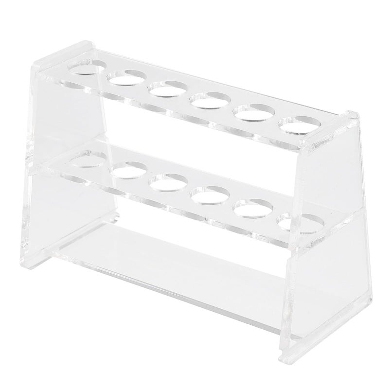 Dual Layer Acrylic Test Tube Rack Holder For Centrifuge Tubes And Small Items Storage - Image 2