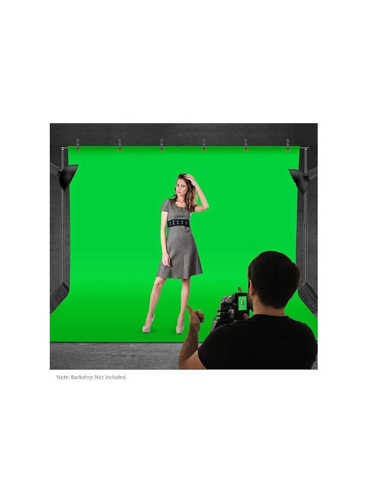 Neewer - Neewer Photo Studio Backdrop Support System, 10ft/3m Wide 6.6ft/2m High Adjustable Background Stand with 4 Crossbars, 6 Backdrop Clamps, 2 Sandbags, and Carrying Bag for Portrait & Studio Photography - Image 1