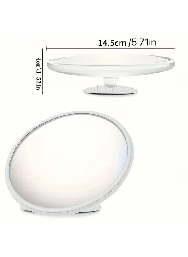 Black Round Convex Mirror Wall Decor For Living Room And Bedroom - Image 3