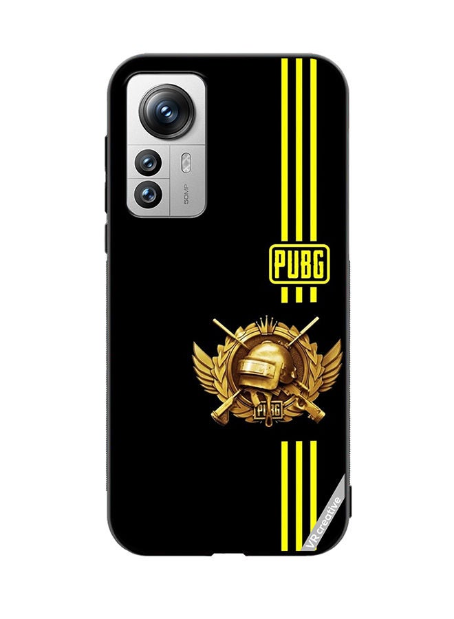 VR CREATIVE Protective Case Cover For Xiaomi 12 Pro Pubg Yollow Design Multicolour - Image 1