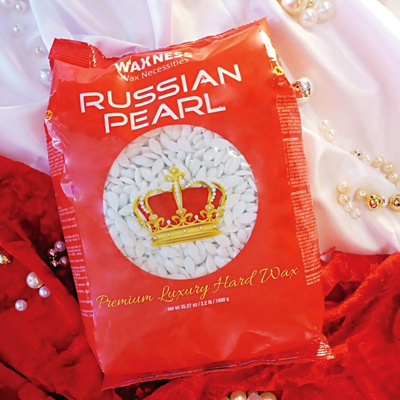 Waxness Russian Pearl Hard Wax Beads 2.2 lb (1 kg) â€“ Rosin-Free Stripless Hard Wax with Creamy Texture and Skin Visibility, Professional Use â€“ Made in Italy - Image 5