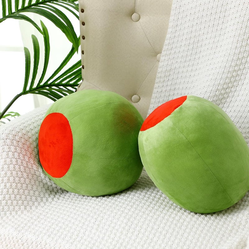 Beeveer Decorative Cute Olive Plush Pillow Kawaii Fruit Stuff Hugging Plushies Gift Soft Novelty Pillow Cushion Seat Decor for Home Room - Image 1