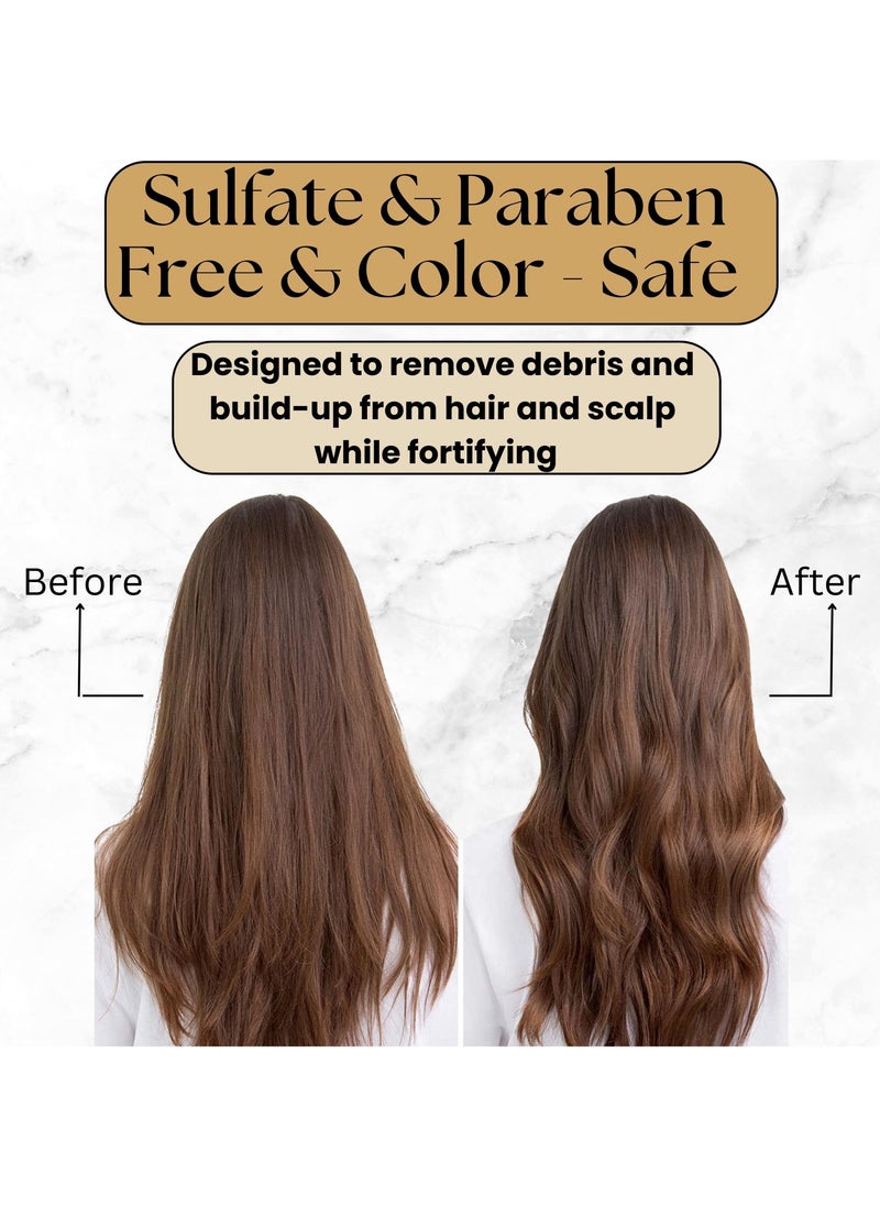 Keratin Shampoo Hair Treatment - Parabens And Sulphate Free - for Curly Wavy and Straight Hair - Product For Dry Damaged or Color Treated Hair - Moisturizing And Smoothing - ( 500 ml)