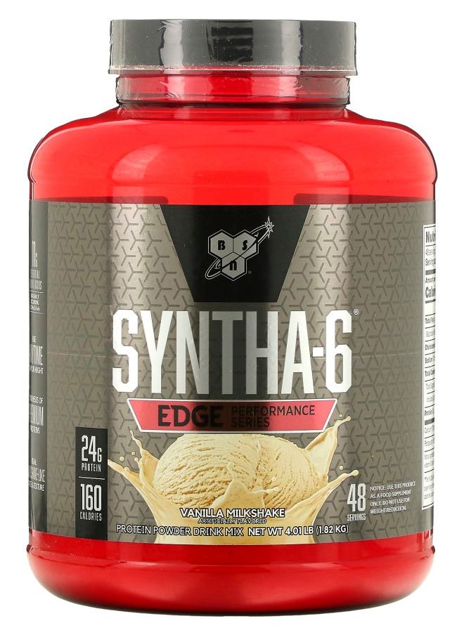 BSN Syntha-6 Edge Protein Powder Mix Vanilla Milkshake 4.01 lb (1.82 kg) 