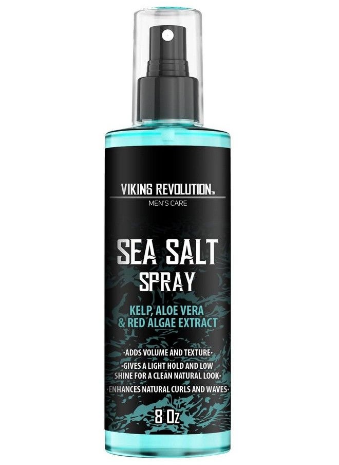 Viking Revolution Sea Salt Spray For Hair Men  Hair Texturizing Spray With Kelp Aloe Vera & Red Algae Extract  Surf Spray To Add Volume And Texture  Sea Salt Spray For Men Beach Hair Spray  8Oz  - Image 1