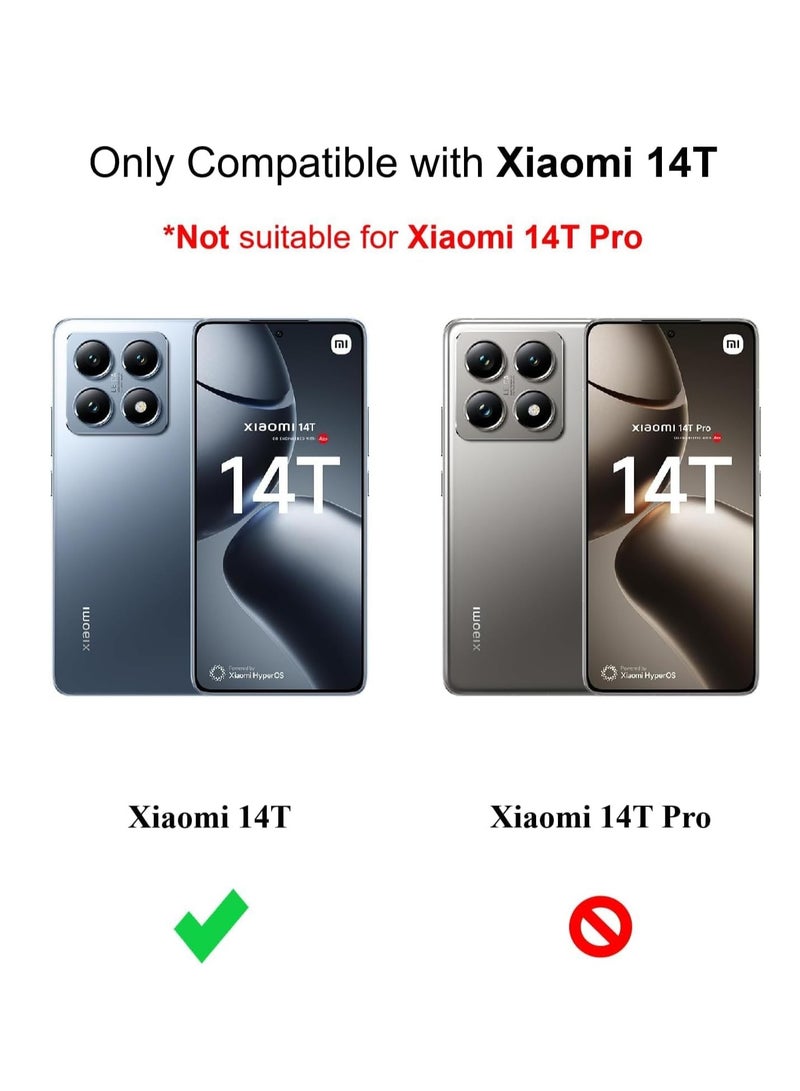 بورتوني جراب هاتف Xiaomi 14T من السيليكون السائل مع بطانة داخلية ناعمة ومرن ورفيع لحماية الكاميرا لهاتف Xiaomi 14T مقاس 6.6 بوصة - Image 2