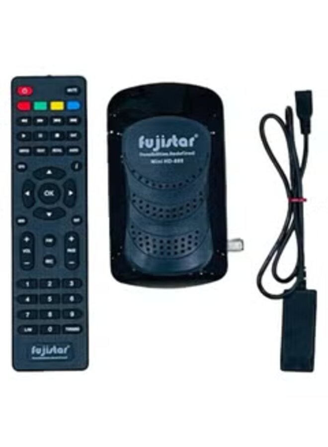 فوجي ستار جهاز استقبال رقمي UHD 4K جهاز استقبال مزدوج العرض Mini HD-888 مستشعر مزدوج - Image 3
