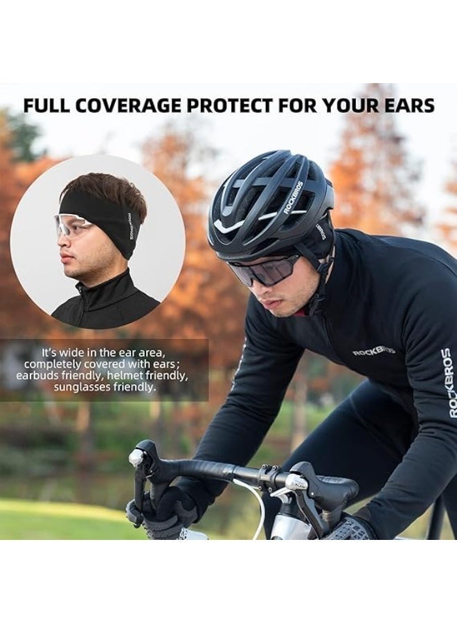 Arabest Fleece Warmers Earmuffs Headband, Men Women for Running Skiing Cycling Warm Ear Cover for Winter Cold Weather - Image 4