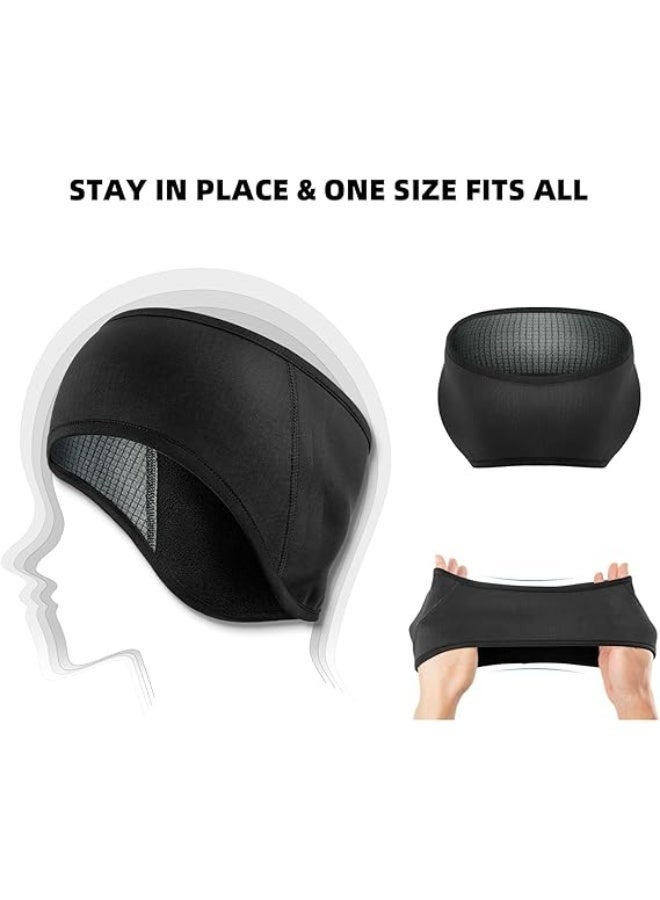 Arabest Fleece Warmers Earmuffs Headband, Men Women for Running Skiing Cycling Warm Ear Cover for Winter Cold Weather - Image 2