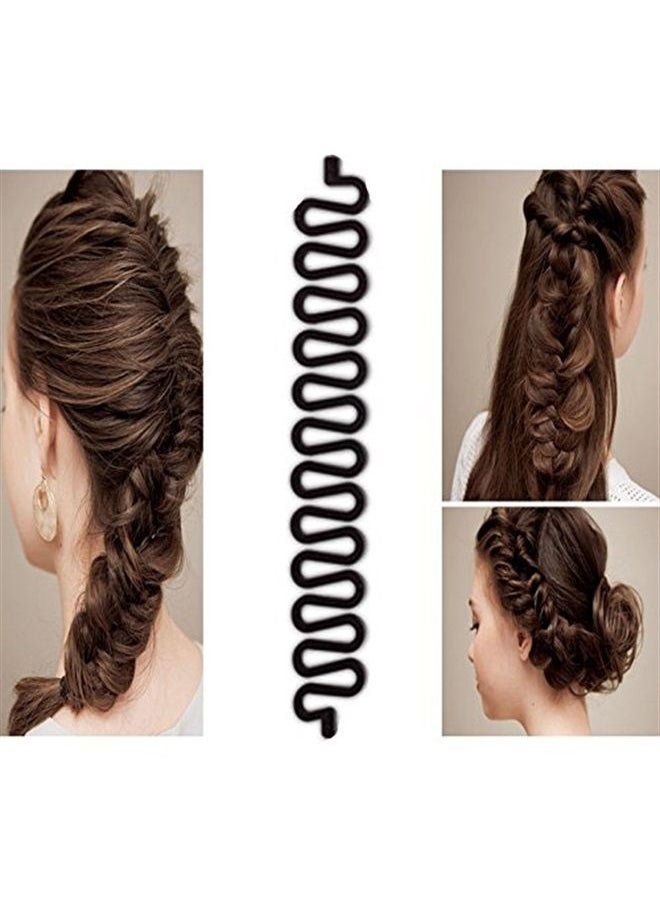 Semilyn - French Braiding Tool Magic Hair Braided Tool Women Fashion Hair Styling Clip DIY French Hair Braiding Tool Hairstyle Braid Tool Twist Plait Hair Braiding Tool Bun and Pony Tail Hair Accessories - Image 1