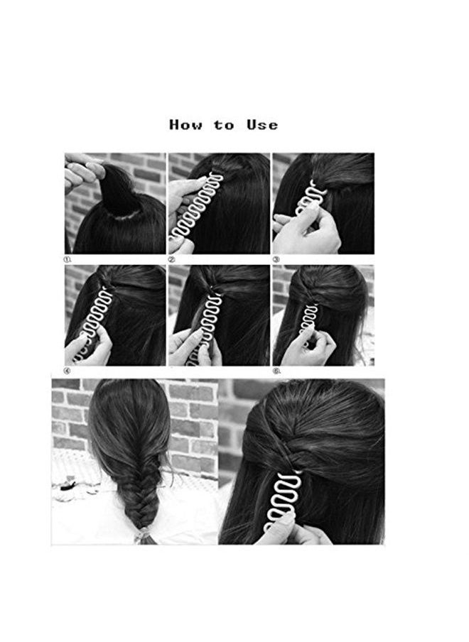 Semilyn - French Braiding Tool Magic Hair Braided Tool Women Fashion Hair Styling Clip DIY French Hair Braiding Tool Hairstyle Braid Tool Twist Plait Hair Braiding Tool Bun and Pony Tail Hair Accessories - Image 1