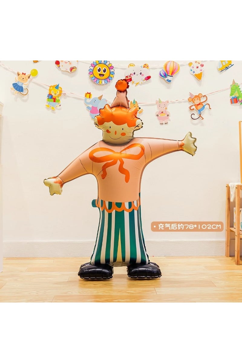 Other Standing Clown Children's Day Circus Ballons Clown Standing Balloon Cartoon Animal Kindergarte