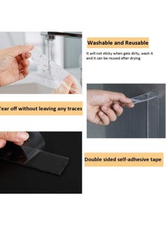 2pcs Magic Adhesive Tape Washable Waterproof Double Sided Mounting Transparent 1 M - pzsku/ZD7D2266CB25B4AB77B69Z/45/_/1731149618/ac47bd73-5c31-49e9-a0b3-c116a17de01d