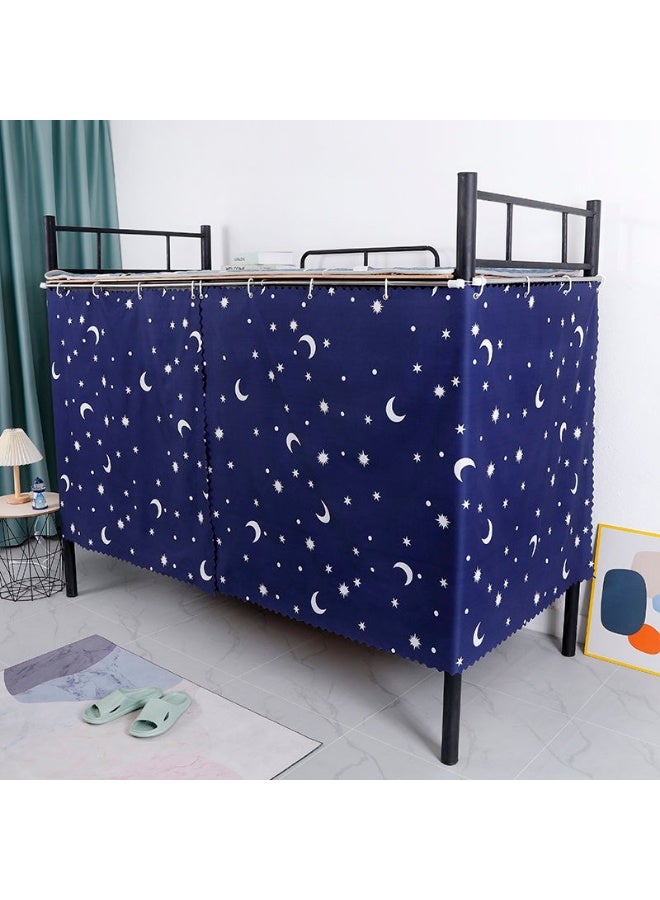 FASHION HOME 2PCS Bunk Bed Curtain Single Sleeper Canopy Blackout Cloth Shading Bedding Junior Students College Home Drapery - Image 3