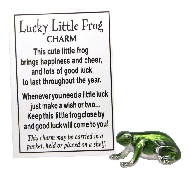 Ganz Lucky Little Frog Charm with Story Card! - Image 1