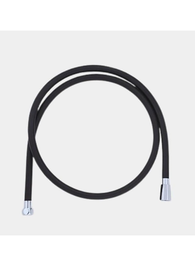 Sweet seven Luxury Black PVC Shower Hose - 1.5m Universal Anti-Rust, Anti-Tangle Swivel Brass Fitting - Image 4