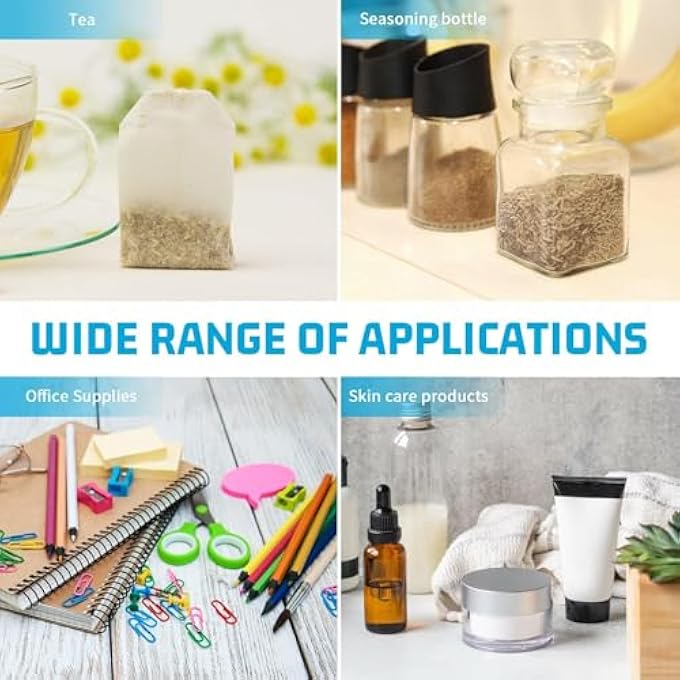 SWIUKPHE Tea Storage Boxes Plastic Tea Box With 4 Compartments Stackable Tea Bag Holder Tea Caddy For Tea Bags Sugar Coffee Pods Kitchen Storage And Organisation Transparent - Image 3